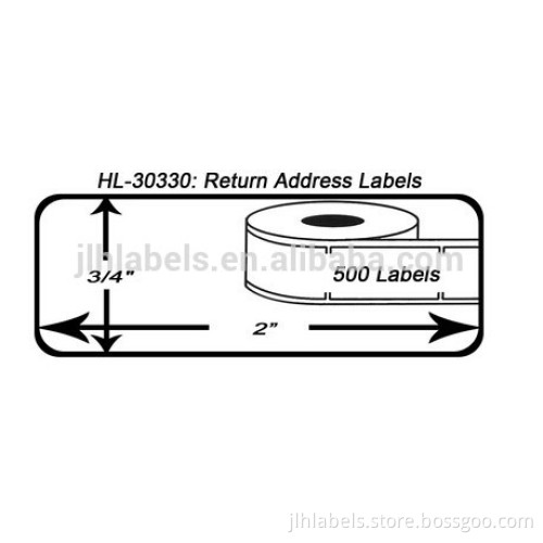 Dymo Compatible 30330 - 3/4" x 2" Multipurpose / Return Address Labels (2 Rolls - 500 Labels Per Roll)
